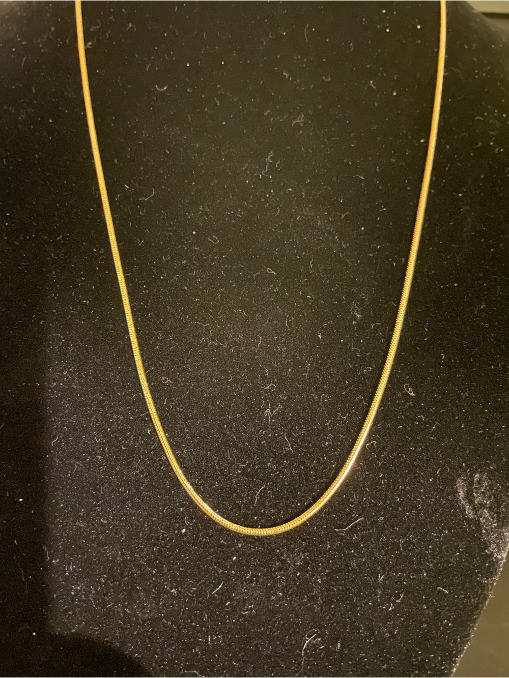 New Gold Tone Snake Chain Necklace - Women's Jewelry